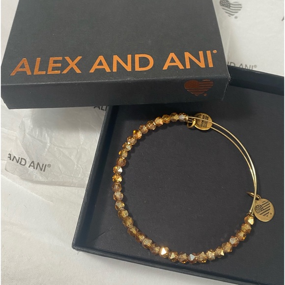 🔴⬇️ ALEX AND ANI gold beaded adjustable bracelet - Picture 4 of 4